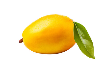 Vibrant tropical mango, isolated on a transparent background. A juicy, ripe fruit with fresh, organic appeal. Ideal for summer snacks and refreshing visuals