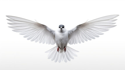 Flying bird. isolated on white background