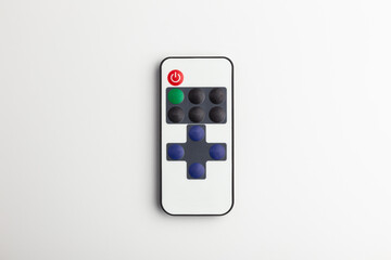 Minimalist Remote Control with Vibrant Buttons