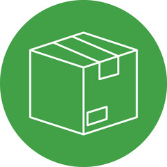 Parcel Line Filled Icon