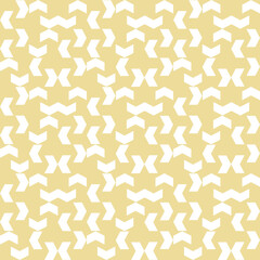 Seamless geometric yellow and white background for your designs. Modern ornament. Geometric abstract pattern