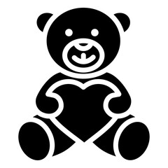 Teddy Bear Icon Element For Design