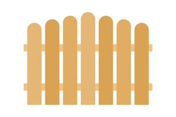 Cartoon fence vector illustration