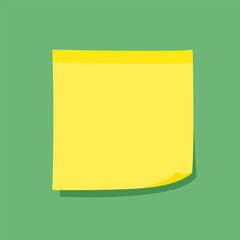 Sticky note with copyspace