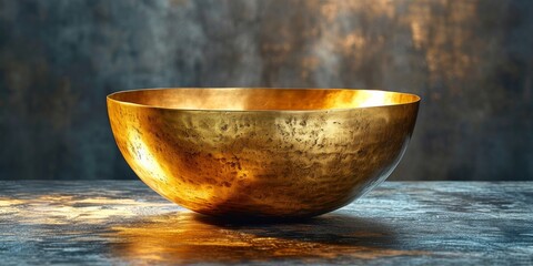 Golden Serenity Singing Bowl