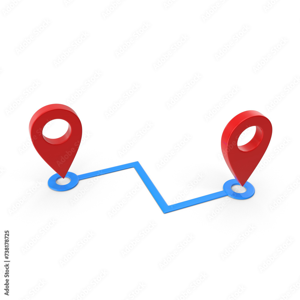 Poster 3d rendering realistic png location map pin gps pointer markers gps location symbol, maps and naviga
