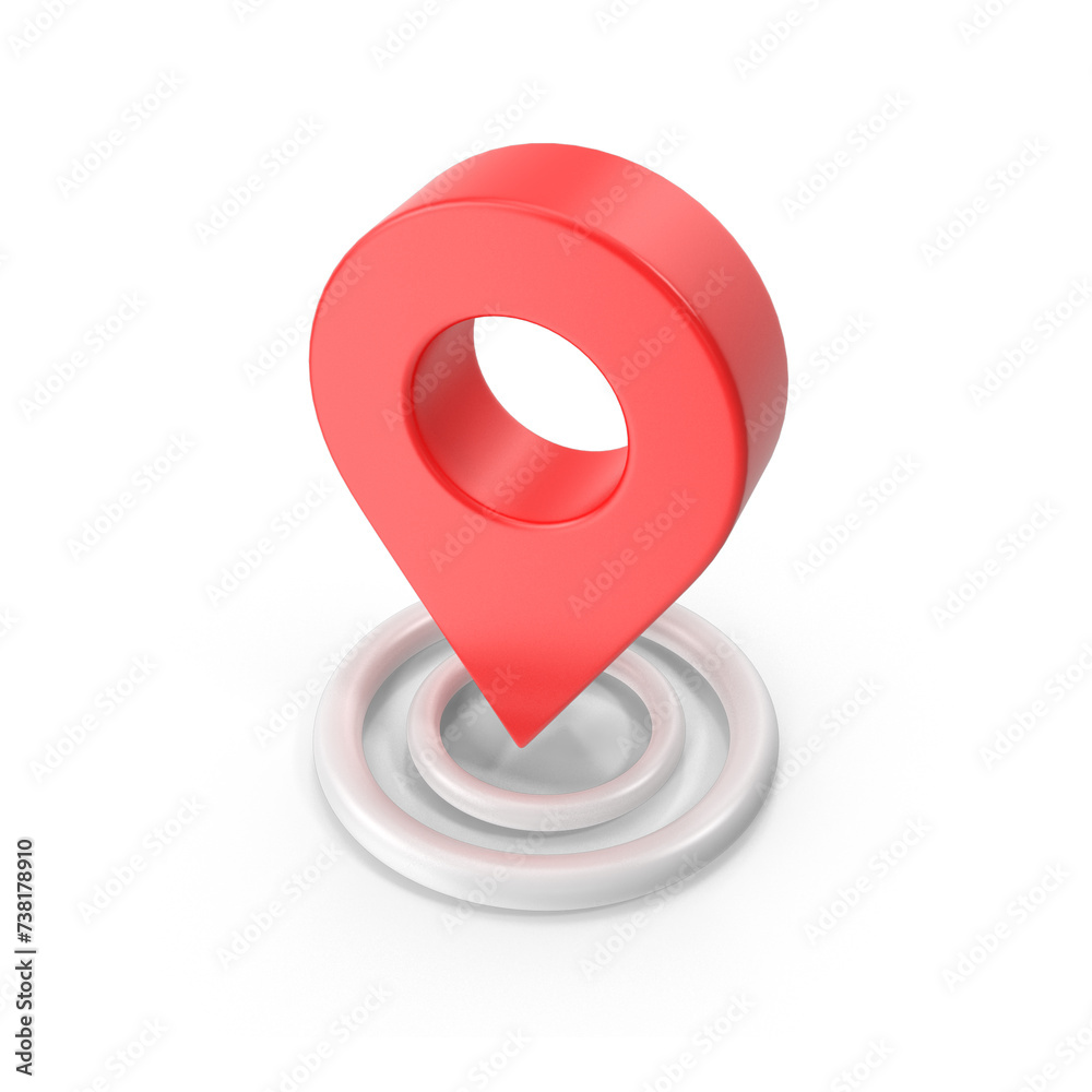 Poster 3d rendering realistic png location map pin gps pointer markers gps location symbol, maps and naviga