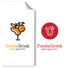 MunchMaster: Playful Food and Drink Logos