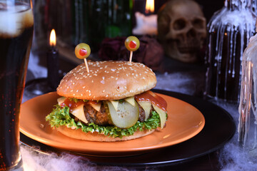 Halloween Monster Burger