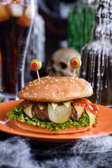 Halloween Monster Burger