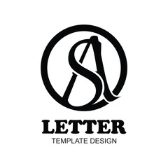 Letter logo design simple concept Premium Vector