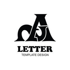 Letter logo design simple concept Premium Vector