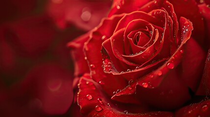red rose flower ,Holiday background for Mother's Day,t,Birthday,Valentine's Day,Wedding. empty space for writing
