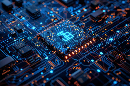 A circuit board with a digital display that says 88