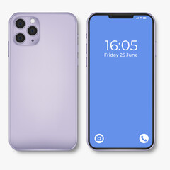 phone isolated on white. mobile phone illustration.