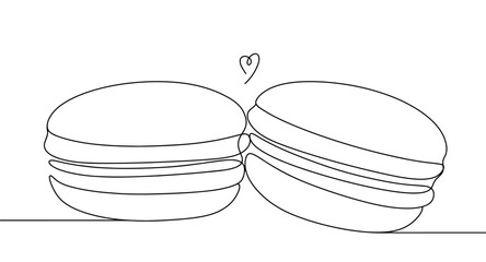 Macaron. Cookie. Sweets. Bakery