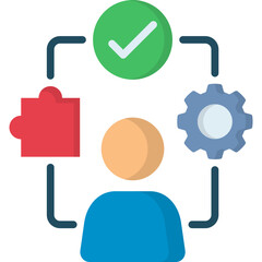 Fototapeta premium Strategy Icon