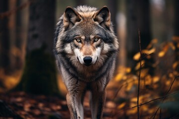 Fototapeta premium Wolf closeup