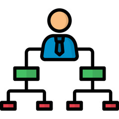 Organization Structure Icon