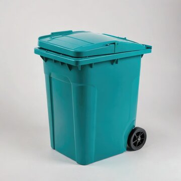 garbage bin isolated