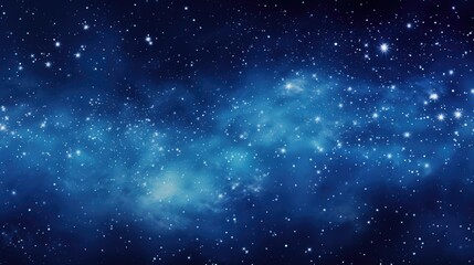The background of the starry sky is in Indigo color.