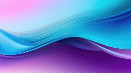 Fototapeta premium Tranquil purple blue cyan gradient creates an abstract natural photographic blur backdrop