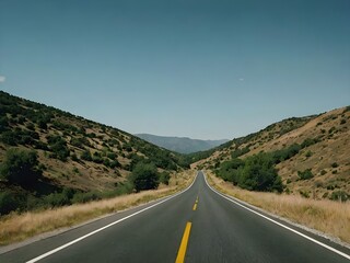 Fototapeta premium road to the mountains