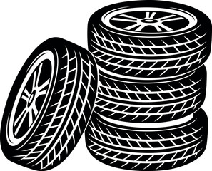 Set Of Tires, Tires © Yksel
