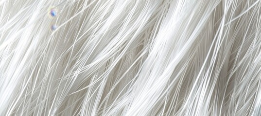 Detailed macro close up of white cloth fiber showing fabric microstructure texture and pattern