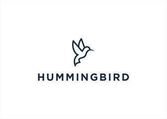 Hummingbird Logo Design Vector Inspiration