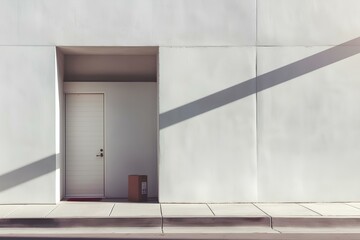 a package delivered at the front door. generative AI