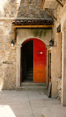 entrance to the church