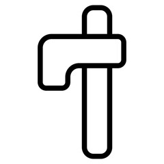 carpenter line icon