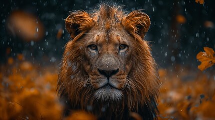 Autumn Regent: Lion in Repose