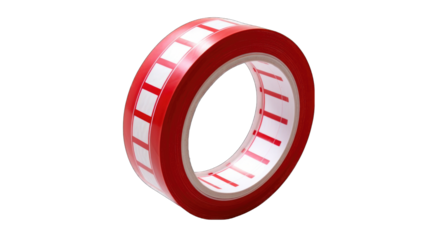 a red sticker paper tap png / transparent