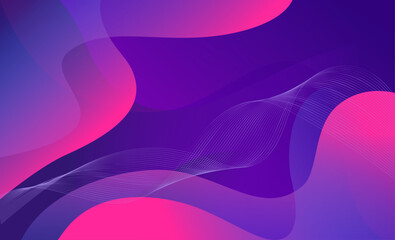 abstract purple background with waves