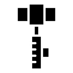 carpenter glyph icon