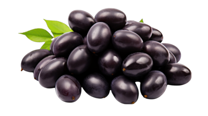 a single fresh jamun png / transparent