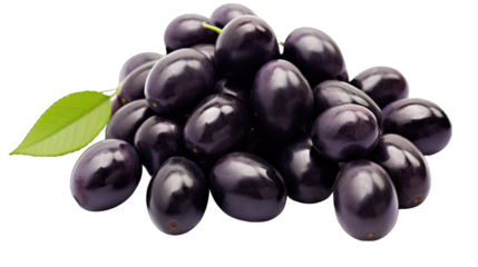 a single fresh jamun png / transparent