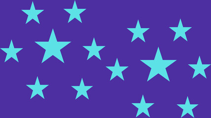 Background with blu stars
