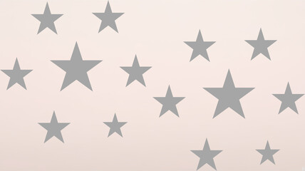 Pink background with grey stars