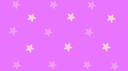 Pink background with  stars
