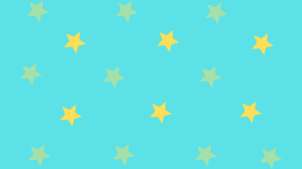 Blu background with yellow stars