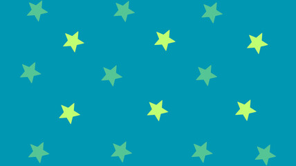 Blu background with stars