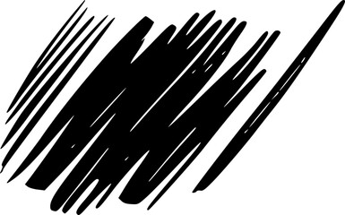 Brush stroke design element.