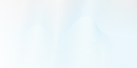 Abstract blue blend digital wave lines and technology background. Minimal carve wavy white and blue flowing wave lines and glowing moving lines. Futuristic technology and sound wave lines background