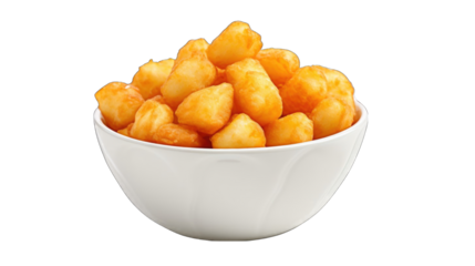 Cheese Potato Puff Snack png / transparent