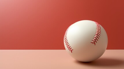 Background with baseball in Pearl color
