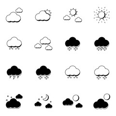 weather forecast symbol line