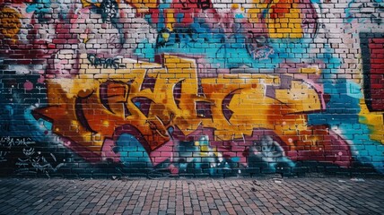 90s gaming icons made on the wall with graffiti